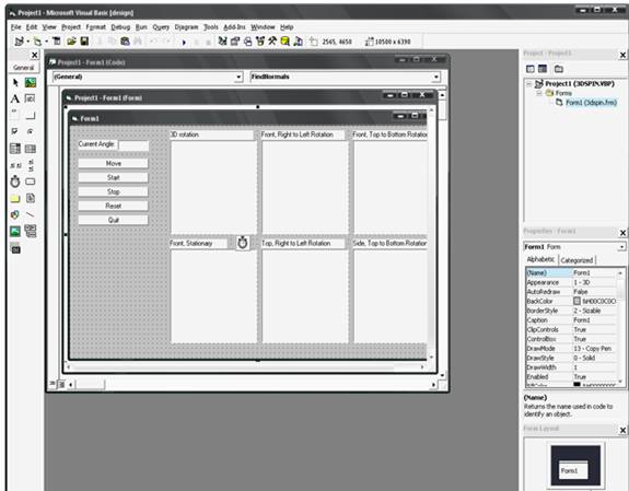 Greating 3D-Graphics on visual basic