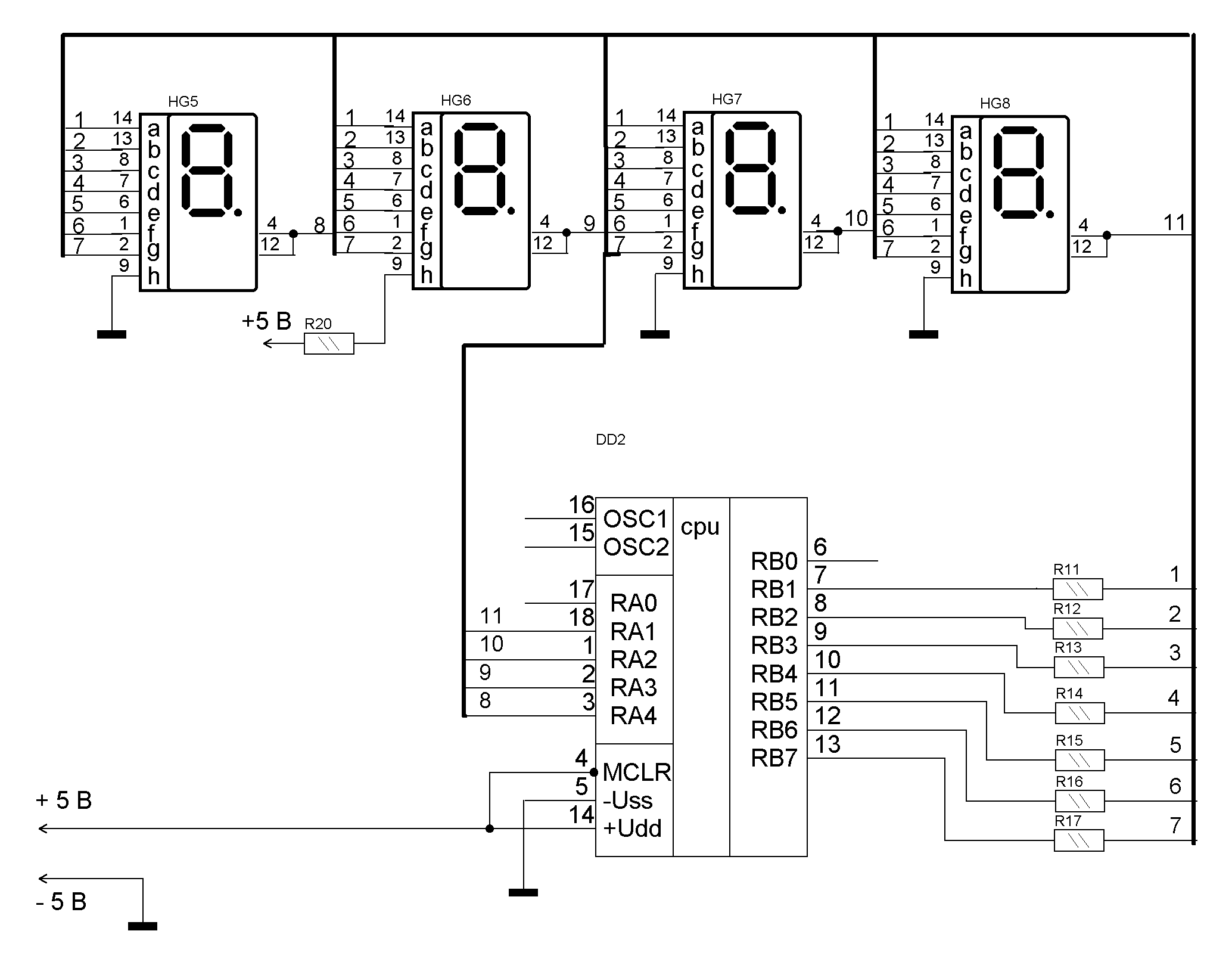 Ct1628b схема подключения