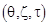 Triple-wave ensembles in a thin cylindrical shell