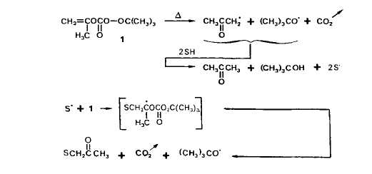 Decomposition du percarbonate de 0,O-t-butyle et 0-isopropbnyle en solution: acetonylation des esters, acides et nitriles