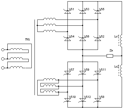 12 пульсная схема выпрямления